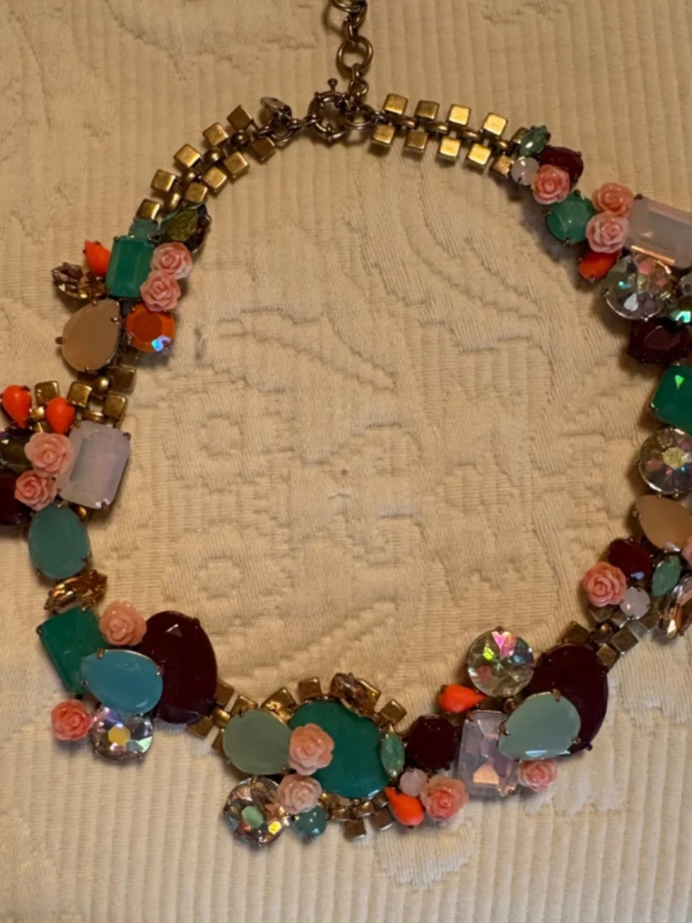 J. Crew Women Necklace With colorful Stones